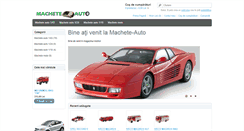 Desktop Screenshot of machete-auto.ro