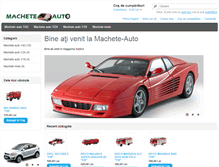 Tablet Screenshot of machete-auto.ro
